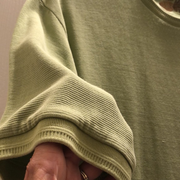 Caribbean Tropical Lime Pullover Short Sleeve Shirt - Picture 6 of 10